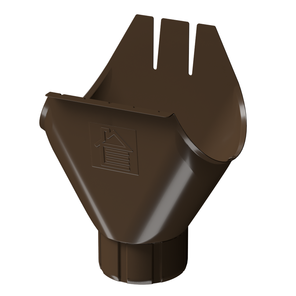 Docke STAL PREMIUM Воронка желоба D125 (Каштан)