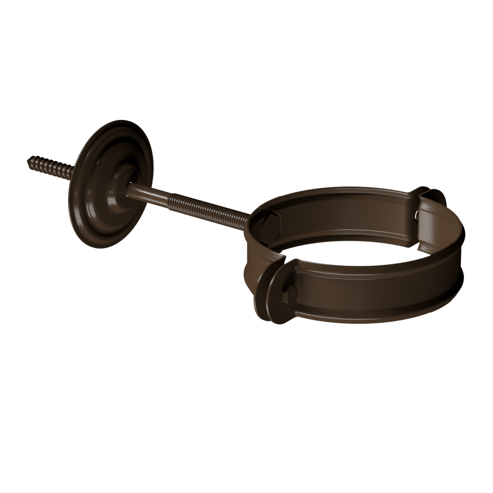 Docke STAL PREMIUM Хомут трубы D90 (Каштан)